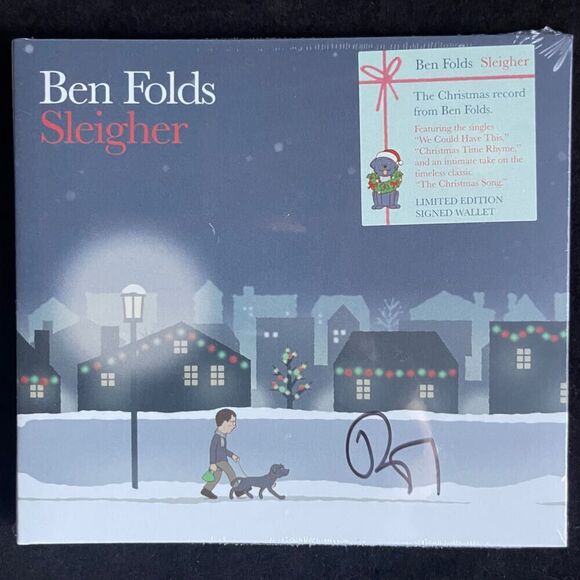 Ben Folds Sleigher NEW Compact Disc CD Autographed Signed 2024 - Picture 1 of 4